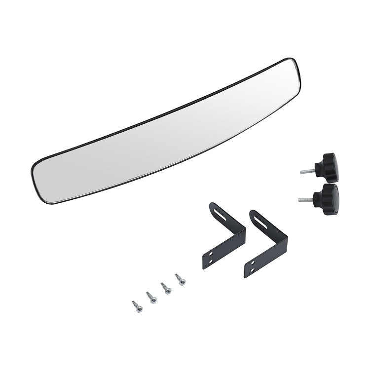Wide convex golf cart rear view mirror 42cm