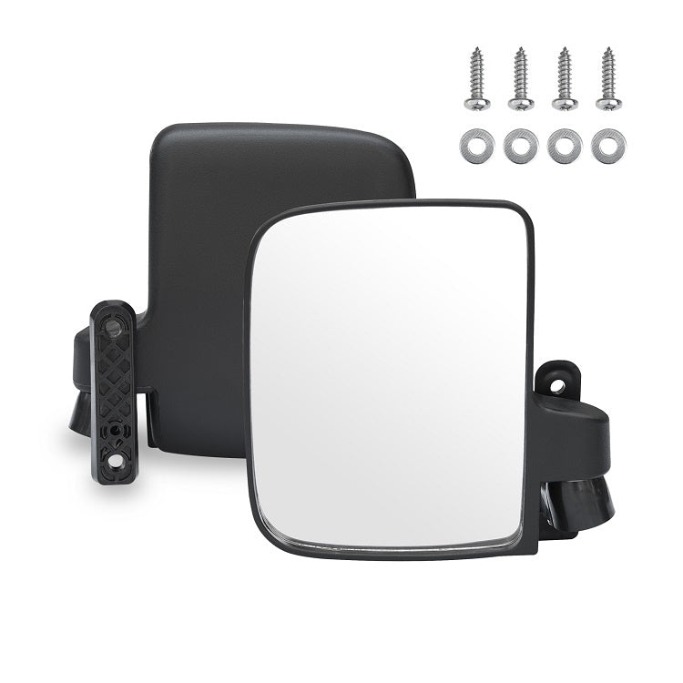 Golf cart side mirrors, pair