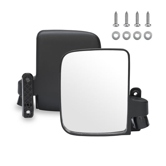 Golf cart side mirrors, pair