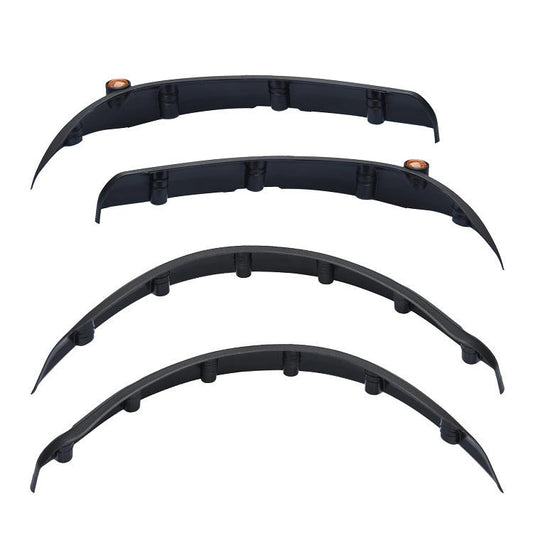 Golf cart fender flares with reflectors, set of 4
