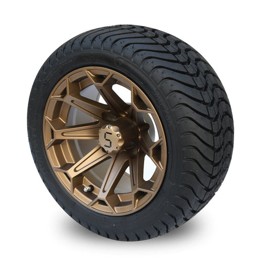12" Halo Wheel & Tyre Combo - Bronze